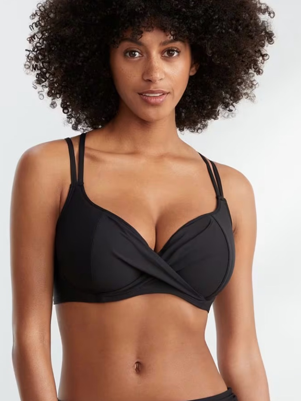 BIRDSONG Wrap Bikini Top and Foldover Bottom 34G / Large - Picture 3 of 9